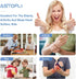 Astofli 5 Pack Jar Opener for Seniors with Arthritis, Easy Twist Lid Opener with 2 Rubber Jar Grippers, Multi Can
