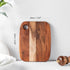 JAMES.F Acacia Wooden Cutting Boards for Kitchen, Thick Wood Serving Boards with Hang Hole for Meat or Vegetables