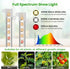 8 inch 56 6/12/16 3 2 Wiaxulay Grow Light Strip, LEDs Full Spectrum Grow Lights for Indoor Plants, Under Cabinet Grow