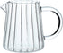 CHOOLD Elegant Wave Shaped Crystal Glass Creamer, Coffee Pitcher/Serving Jug for Kitchen, 8.5 oz