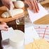 Anvin Cake Scraper Smoother Tool Set, Plastic Frosting Scraper Combo for Buttercream Edge Decorating, 10 Pcs