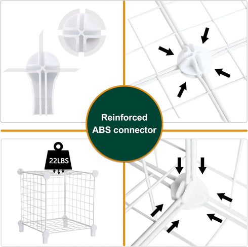 Closet 6 Closet AWTATOS Wire Cube Storage Organizer, Organizers and Storage, Metal Cube Storage Shelves Bookshelf