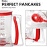 Batter Separator for Cupcakes, Pancakes, Cookie Cake, Waffles, Measuring Baking Tools, Red