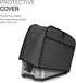 kwmobile Cover Compatible with 2 Slice Toaster - Plastic Case for Bread Toaster Machine- Dark Grey