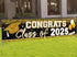 2025 Graduation Decorations - Gold Class of 2025 Banner and Yard Signs for Graduate Party Supplies