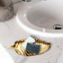 Spoon Rest Spoon Holder for Stove Top, Utensil Holder for Kitchen Counter, 304 Stainless Steel Gold Leaf, Dishwasher