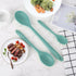 3 Pcs Silicone Spoons Set, 7.9 10.6 14.2 inch, Heat Resistant Kitchen Utensils for Mixing, Stirring, Serving