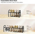 1-Tier Closet, 8 STO STO Expandable Shoe Organizer, Metal Shoe Rack for Up to Pairs Adjustable Storage for Front Door