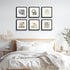 Golden State Art 12x12 Black Frame - Use as 8x8 Picture Frame with White Mat or 12x12 without Mat
