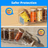 NIUBEE Wall Mounted Spice Rack Organizer, 3 Pack Clear Acrylic Shelf Storage Holder for Kitchen Pantry