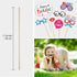 29 Pieces Birthday Photo Booth Props Kit for Kids Birthday Theme Table Centerpiece Craft Cutouts with Glue Dots