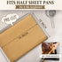 VITEVER Parchment Paper Sheets, Unbleached Parchment Baking Sheets, Precut Parchment Paper 12 x 16 IN, Non-Stick Parchment Paper for Baking Grilling Air Fryer Steaming Bread Cake Cookie - 50 Count by VITEVER