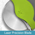 Green Pizza Cutter Wheel with Protective Blade Cover, Super Sharp Ergonomic Rubberized Grip, Stainless Steel