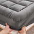 Mattress Pad Cover with 18” Deep Pocket - Fits Up to 8”-21” Cooling Bed Topper, Soft and Breathable Cover, Gray, Queen