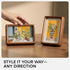 4x6 4 6 3 5 4by6 3x5 inch Set 1 Homeforia Picture Frame Brown Wood, Mortise & Tenon Dark Wooden x Photo Frames with Mat