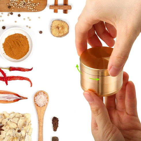 Spice Grinder, 2.4 in (Gold)