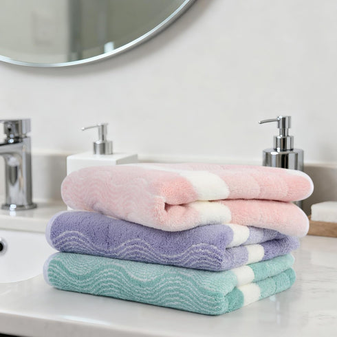 16 31 Inch, 3Pack SINLAND Bathroom Hand Towels, x Super Soft and Absorbent Microfiber Washcloth Face Towels