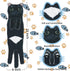 Cat Hand Towels for Bathroom Funny Kitchen Hand Towel Decorative Quick-Dry Hanging Washcloths Cute Soft Absorbent Cat