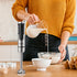 Liebe&Lecker Cordless Hand Blender, USB Rechargeable Immersion Blender with 8 Variable Speeds, Whisk, Milk Frother