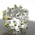 Puffer Miniature Hand Blown Glass Art Figurines, Sea Animals Collectible Gift Home Décor, Clear Gold