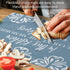 Cut N' Funnel Counting Memories Designer Flexible Plastic Cutting Board Mat, 15" x 11.5", Easy to Clean, Made in the USA