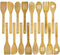 DEAYOU 16 PCS Bamboo Wood Spoons Set - Cooking Utensils for Everyday Use, Perfect for Housewarming Gifts