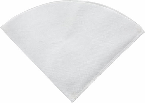 Winco White Rayon Cloth Filter Cones for FF-10