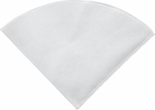 Winco White Rayon Cloth Filter Cones for FF-10