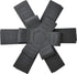 Pot & Pan Protectors, 3-Piece Silicone Cookware Protector Pad, Unique Opening Design for Stacking