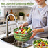 SmartTrends 5.3 4 Salad Spinner, QT Lettuce Spinner with Strainer, Fruit Cleaner with Replaceable Blade for Shredding