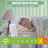 Travel Fan for Sleeping, Portable Rechargeable Fan with Digital Display, 100 Speed Wind Personal USB Fan for Bedroom