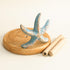 Bicuzat Countertop, Retro Starfish Style Paper Towel Holder Stand, Resin Starfish Crafts Display for Kitchen Cafe