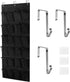 HARBULE 24 Large Pockets Upgraded Over the Door Shoe Organizer, Enhanced Hanging Solution
