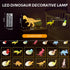 LED Dinosaur String Lights, Battery Operated for Bedroom, Boys Room, Tent, Garden, Patio, Christmas Tree Decor (12 LED