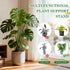sanzkjic 5pack Adjustable Plant Support Pole Stackable Indoor/Outdoor Support Pole with Clamps, Suitable for Supporting
