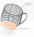 Extra-large K Cup Holders for Counter - Coffee Pod Storage Organizer, Large Capacity Black Wire Kup Storage