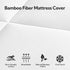 Maxzzz Twin Mattress Pad, Cooling Memory Foam Twin Mattress Topper, Pillow Top Protector for 8-23'' Mattress, White