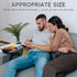 360 Couch Arm Table Tray, Sofa Clip on Tray Tables with Phone Holder, Bamboo Arm Rest Table for Couch, Folding Sofa