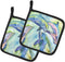 Caroline's Treasures 8548PTHD Dolphin Pair of Pot Holders, Kitchen Heat Resistant, 7 1/2 x 7 1/2