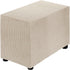uxcell Stretch Ottoman Cover Rectangular Oversized Square Ottoman Slipcover with Elastic for