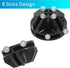 Wire Cube Connectors, Plastic Corner Connectors for DIY Cube Storage Shelves Organizer (Black, 12)