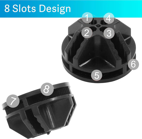30 PCS Wire Cube Connectors for DIY Cube Storage Shelves Organizer Closet Wire Shelves