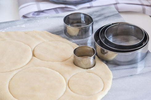 Fox Run Circle Cookie Cutter Set, 1 x 4 x 4 inches