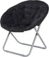 Saturnpower Faux-Fur Folding Chair, Moon Chair Soft Lounge Chair for Lounging, Bedroom, Dorm