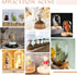 PH PandaHall 8pcs Cloche Bell Jar, 4 Sizes Glass Display Dome with Cork Base for Flower Storage