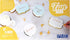 PME Fun Fonts Collection 2 Stamping Set, Letters & Numbers for Cookie & Cupcake (66 Pieces), Standard Transparent