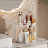 2 Tier Lazy Susan Turntable Organizer - 9.25'' Rotating Spice Rack for Kitchen, Pantry, and Bathroom Vanity