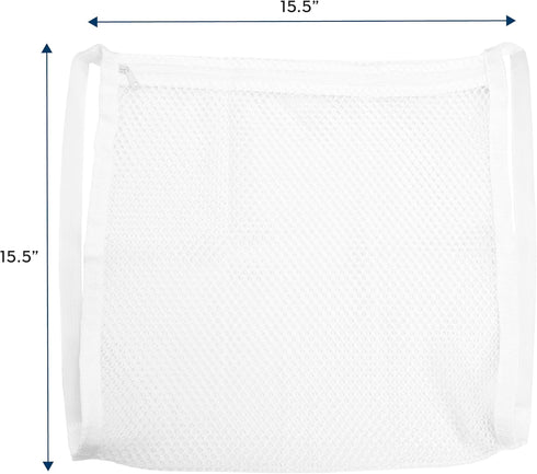 15.5 Inch 15.5 Inch, 1 Pack S&T INC. Sneaker Dryer Bag, Dryer Door Shoe Net with Elastic Straps, Sneaker Laundry Bag