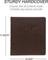 Samsill Recipe Binder: 8.5x11 3 Ring Recipe Book to Hold All Your Recipes, Family Recipe Binder in Brown Script