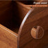 BIBELUN Square Tissue Box Cover,Multi-Functional Wood Tissue Box Holder with Storage Grid,Tissue and Remote Control